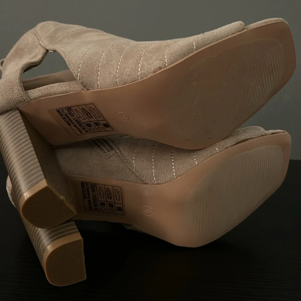 Open toe booties - Picture 7 of 10